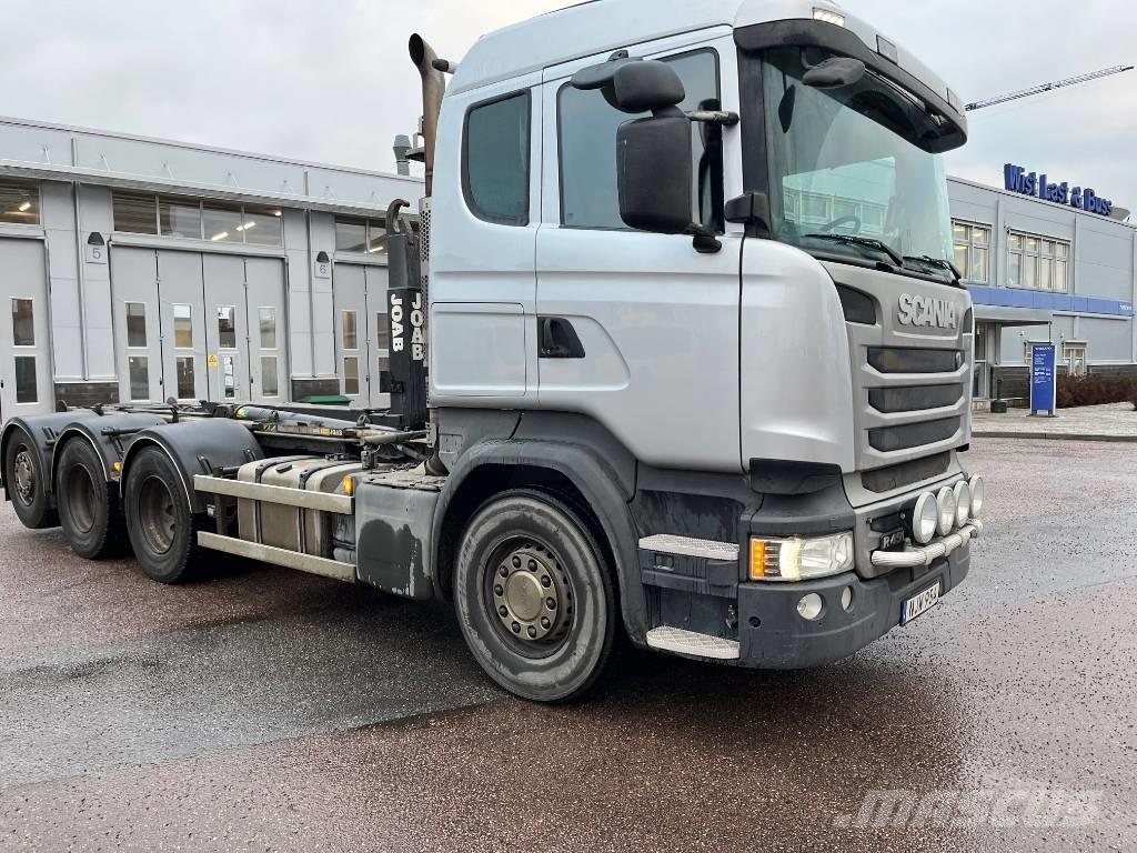 Scania R490 شاحنات الرافعات الخطافية