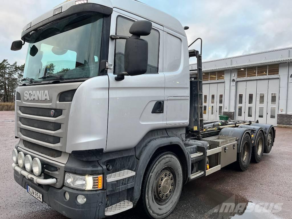 Scania R490 شاحنات الرافعات الخطافية