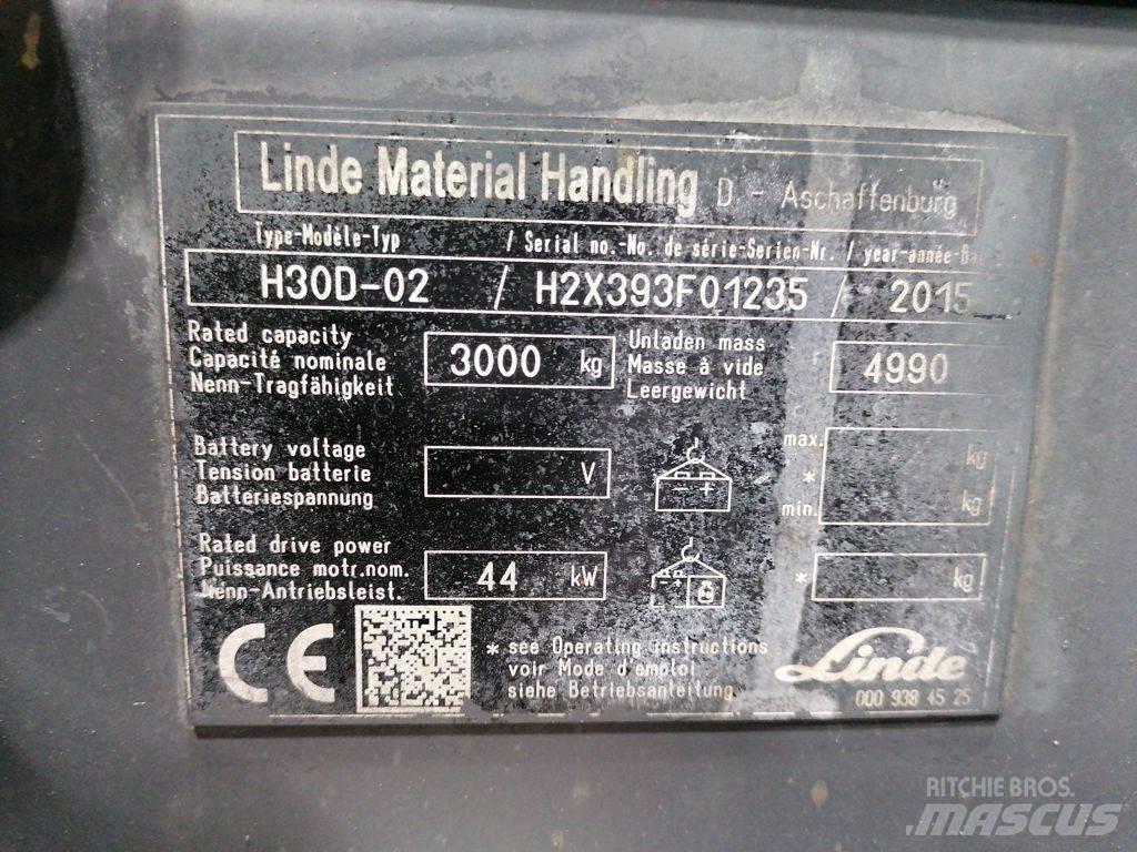 Linde H30D-02 شاحنات الديزل