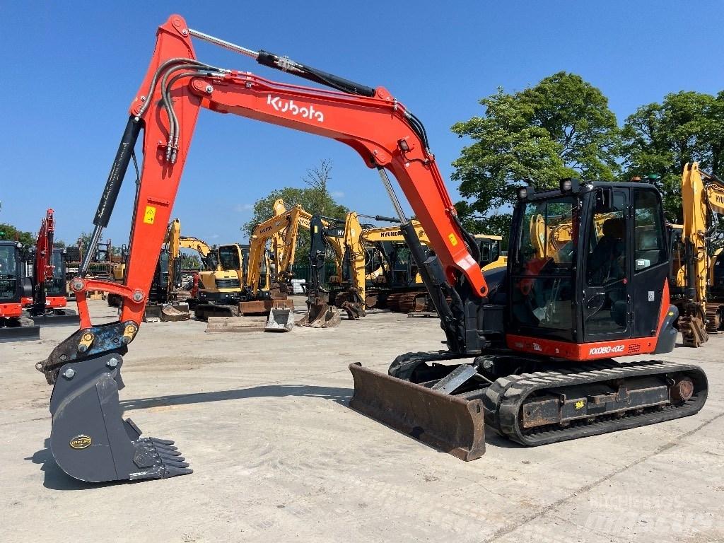 Kubota KX 080-4 حفارات وسط 7 طن - 12 طن