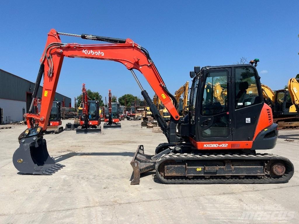Kubota KX 080-4 حفارات وسط 7 طن - 12 طن