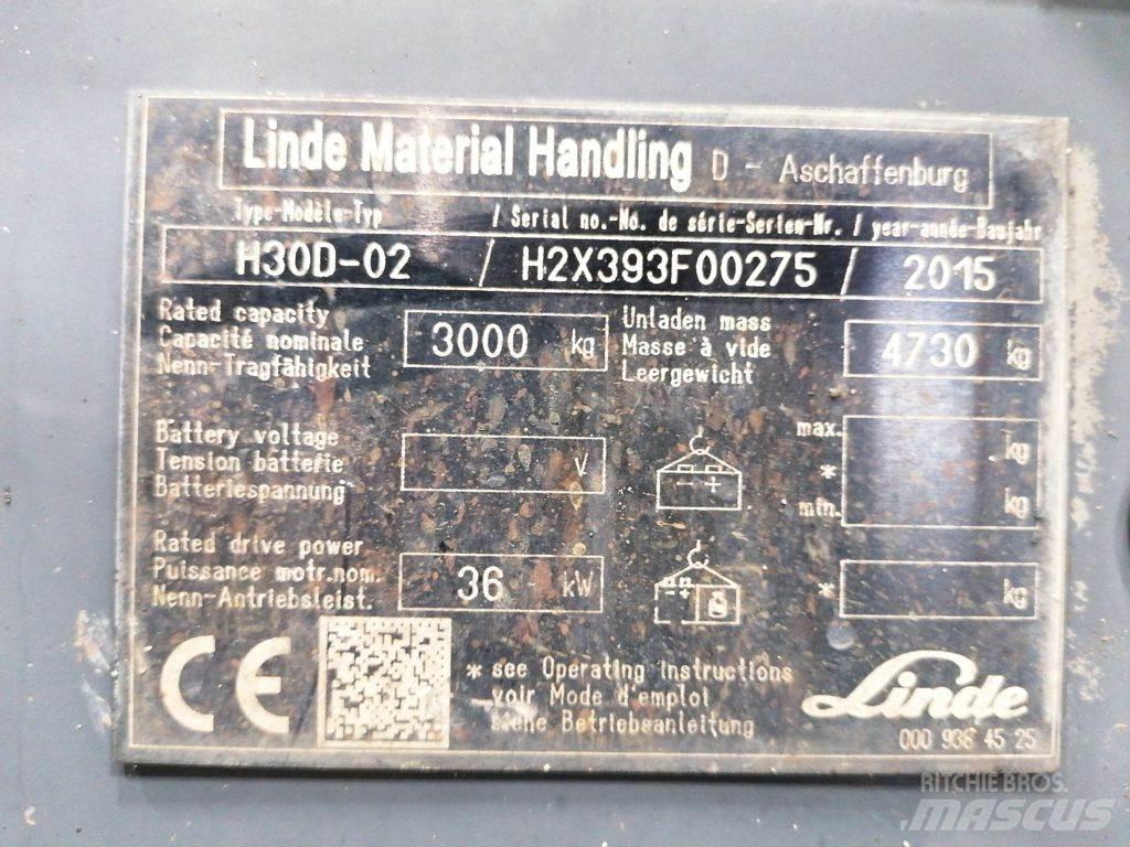 Linde H30D-02 شاحنات الديزل
