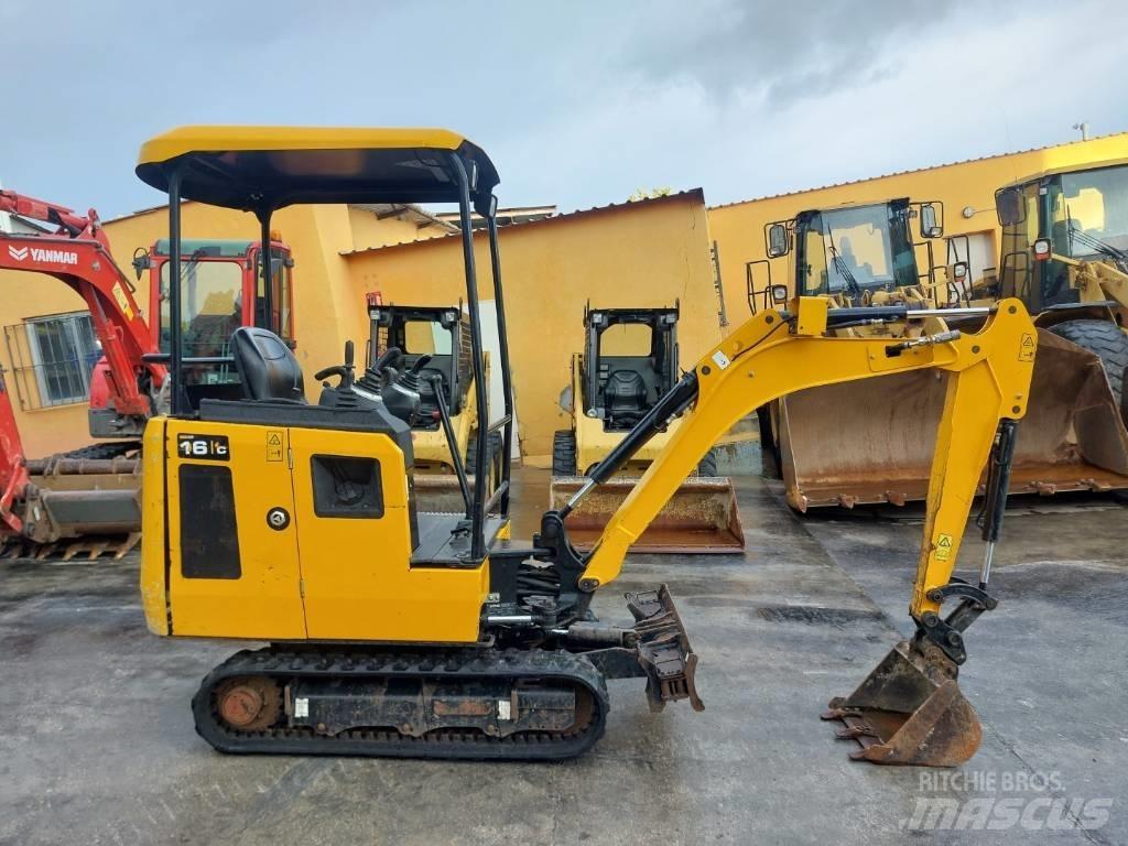 JCB 16 C حفارات صغيرة أقل من 7 طن (حفارات صغيرة)