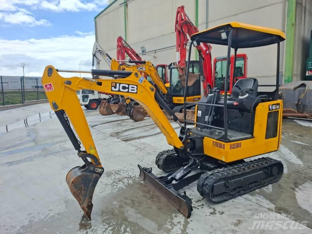 JCB 16 C-1 حفارات صغيرة أقل من 7 طن (حفارات صغيرة)