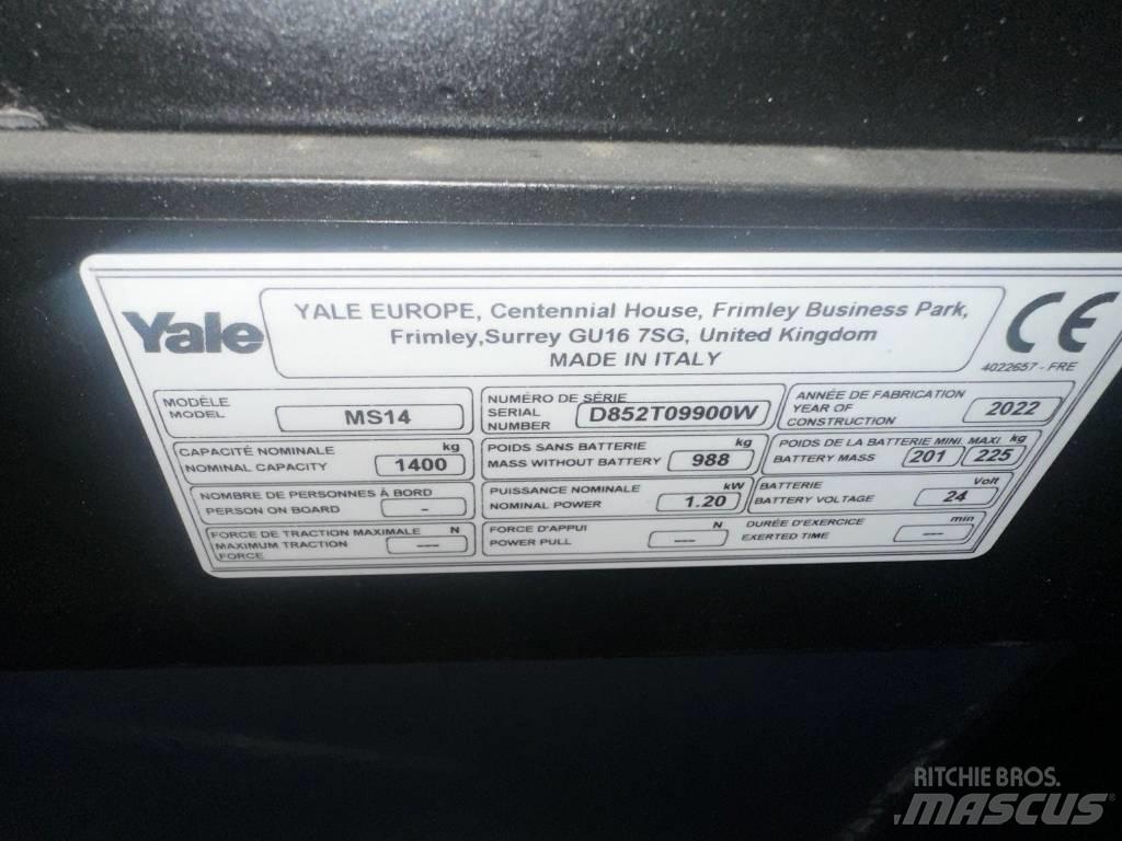 Yale MS 14 AC معدات التكديس الجوالة