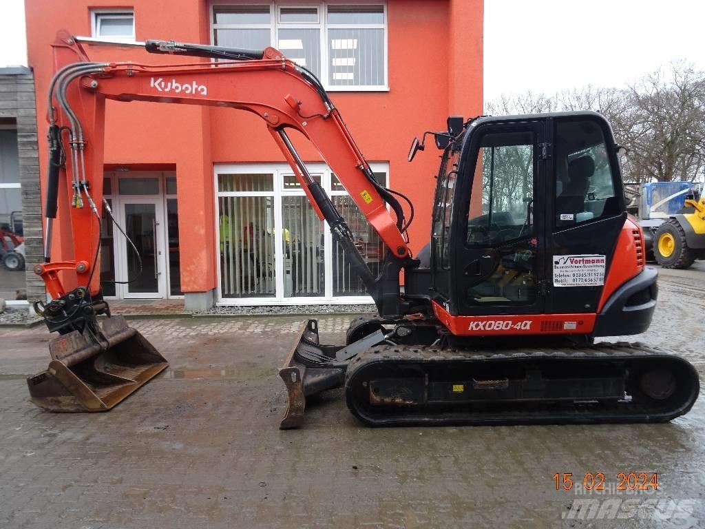 Kubota KX 080-4 حفارات وسط 7 طن - 12 طن
