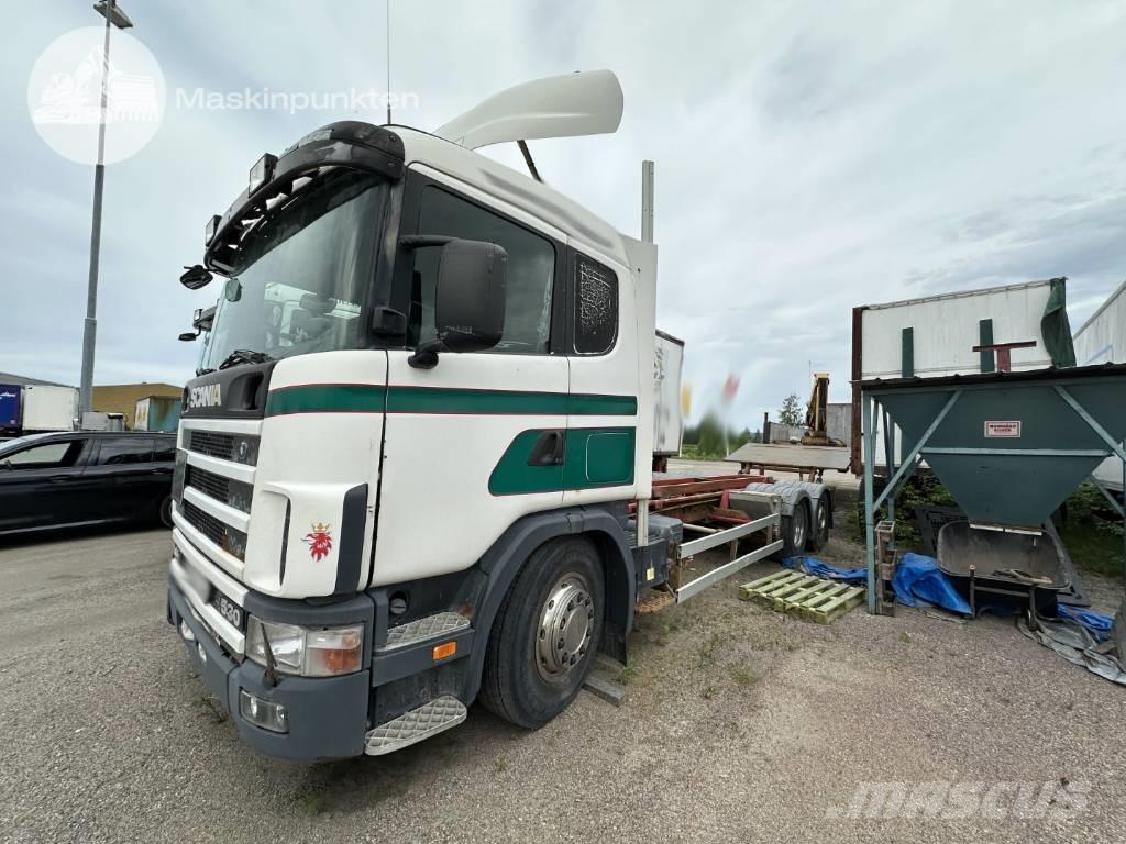 Scania R 124 LB شاحنات الحاويات