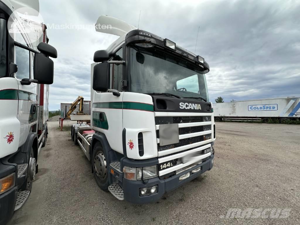Scania R 124 LB شاحنات الحاويات