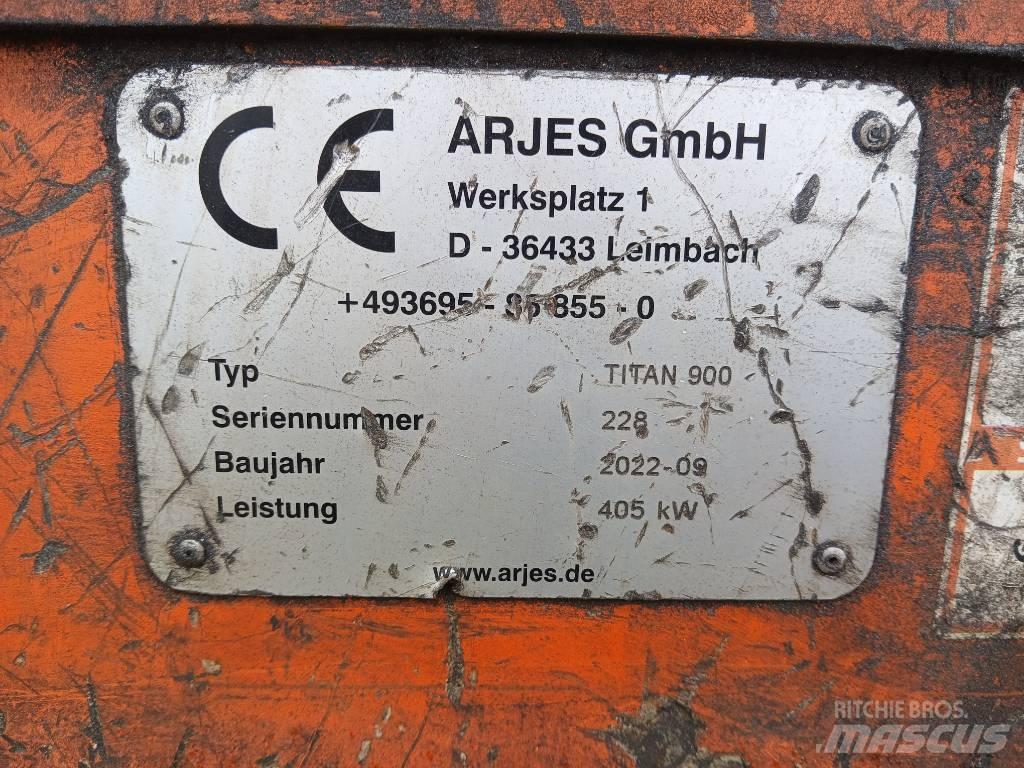 Arjes Titan 900 آلات تمزيق المخلفات