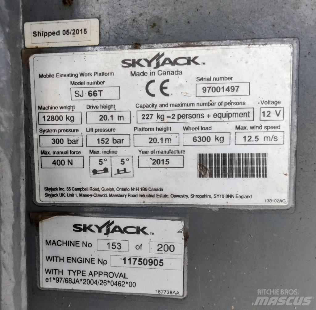 SkyJack SJ 66 T رافعات سلة مفصلية