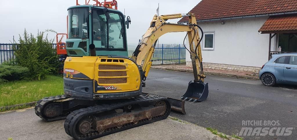 Yanmar Vio 50 U حفارات صغيرة أقل من 7 طن (حفارات صغيرة)