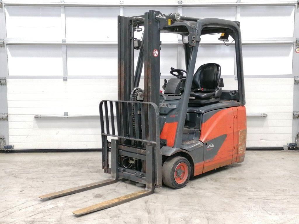 Linde E16H-02 شاحنات ذات رافعات شوكية تعمل بالكهرباء