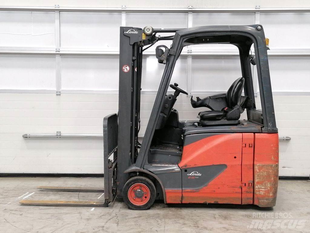 Linde E16H-02 شاحنات ذات رافعات شوكية تعمل بالكهرباء