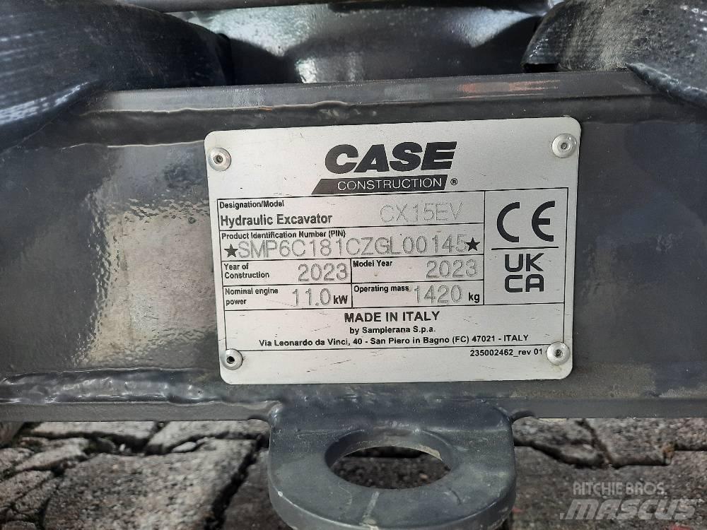 CASE CX 15 EV حفارات صغيرة أقل من 7 طن (حفارات صغيرة)