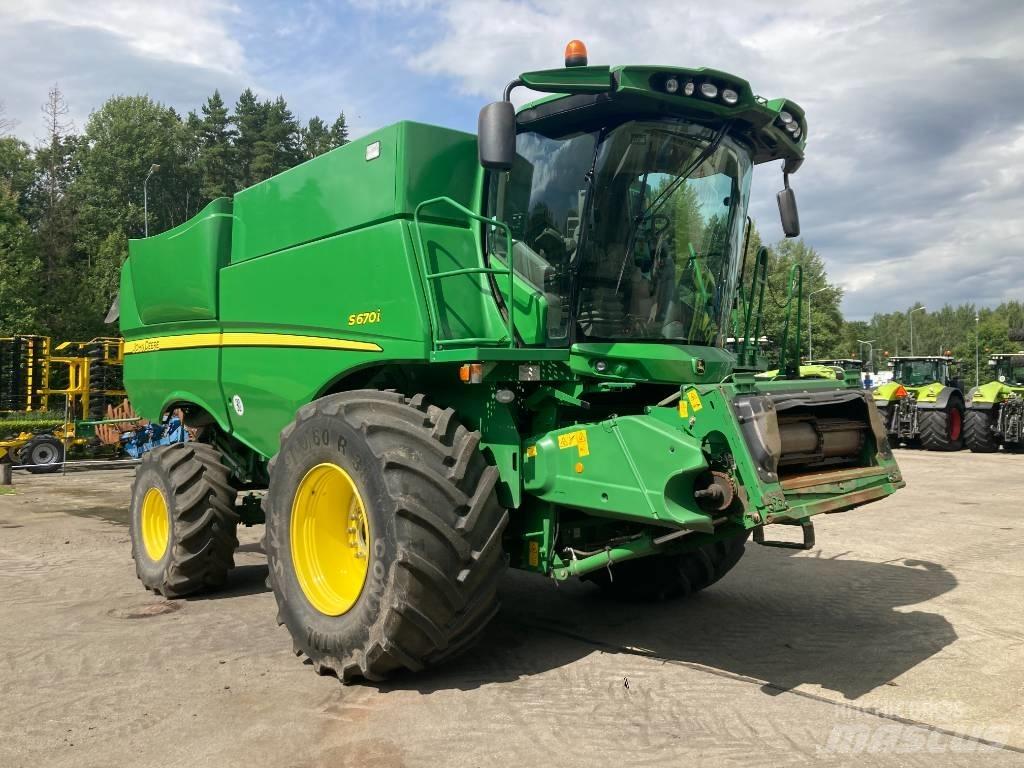 John Deere S 670 i حصادات