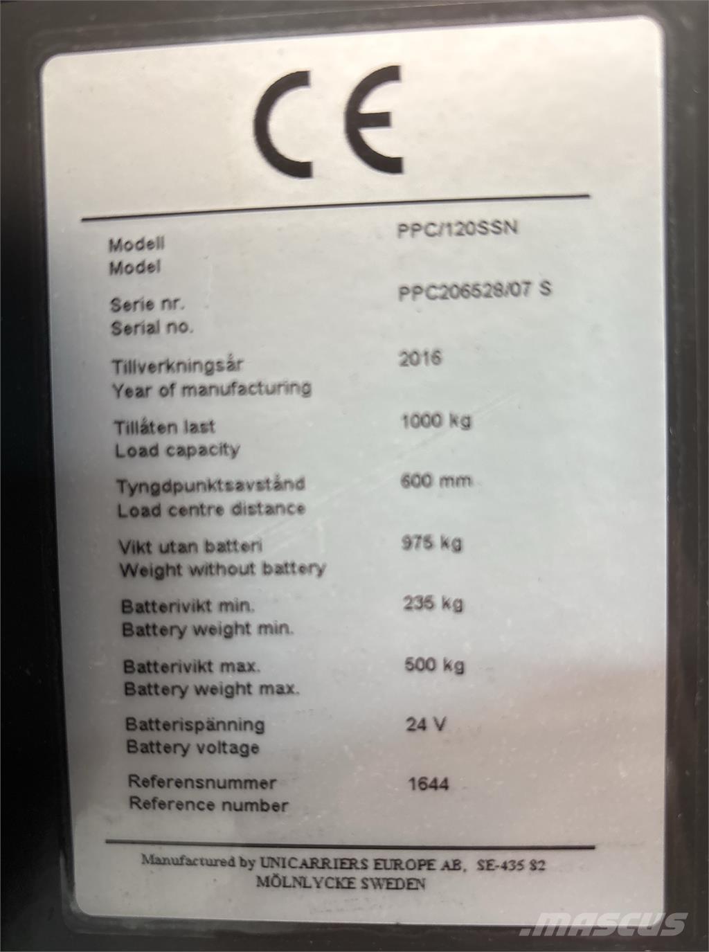 Atlet PPC120 معدات الرفع عالي المستوى
