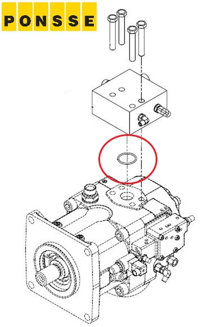 Ponsse 0042472 هيدروليات