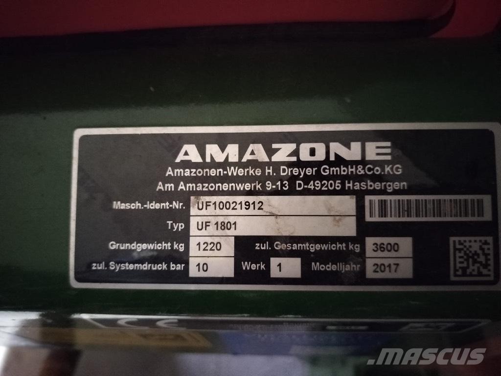 Amazone UF 1801 رشاشات محمولة