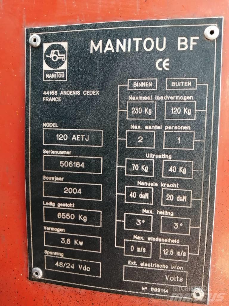 Manitou 120 AETJ3D رافعات سلة مفصلية