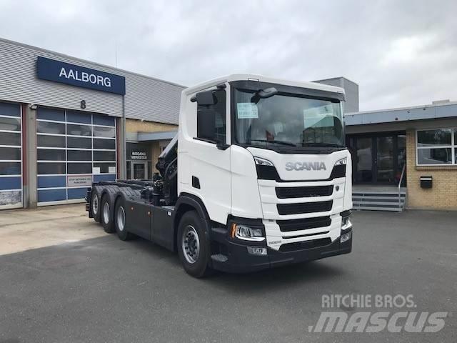 Scania R 500 شاحنات الرافعات