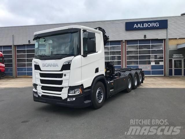 Scania R 500 شاحنات الرافعات
