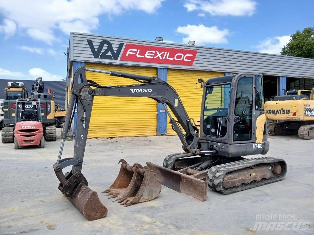 Volvo ECR 48 C حفارات صغيرة أقل من 7 طن (حفارات صغيرة)