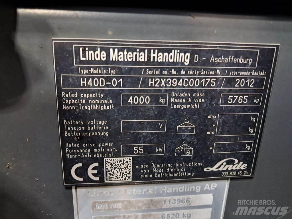Linde H40D-01 شاحنات الديزل