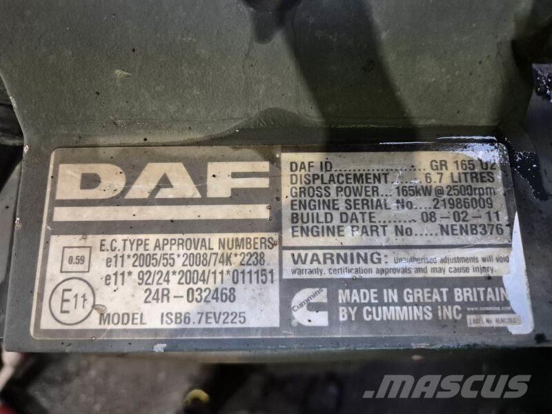 DAF GR165U2 محركات