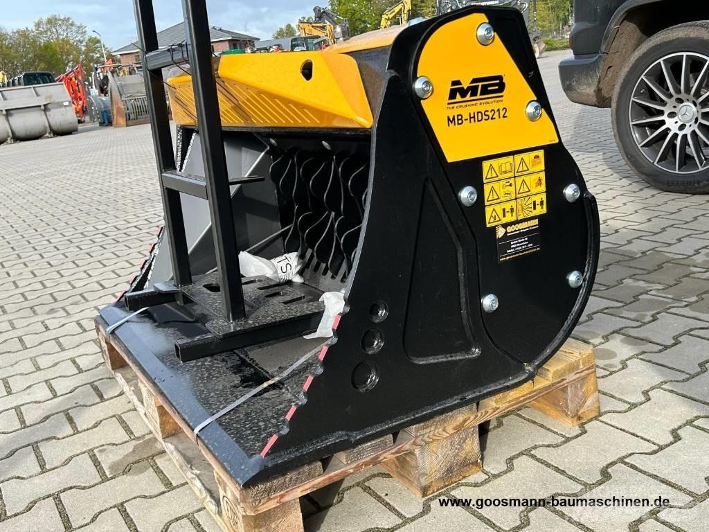 MB Crusher HDS 212 دلاء فحص