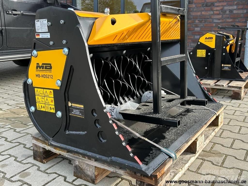 MB Crusher HDS 212 دلاء فحص