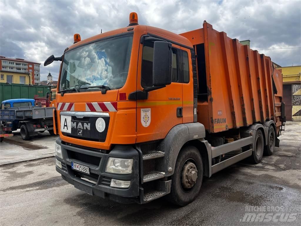 MAN TGS 26.320 6X4 شاحنات بمقصورة وهيكل