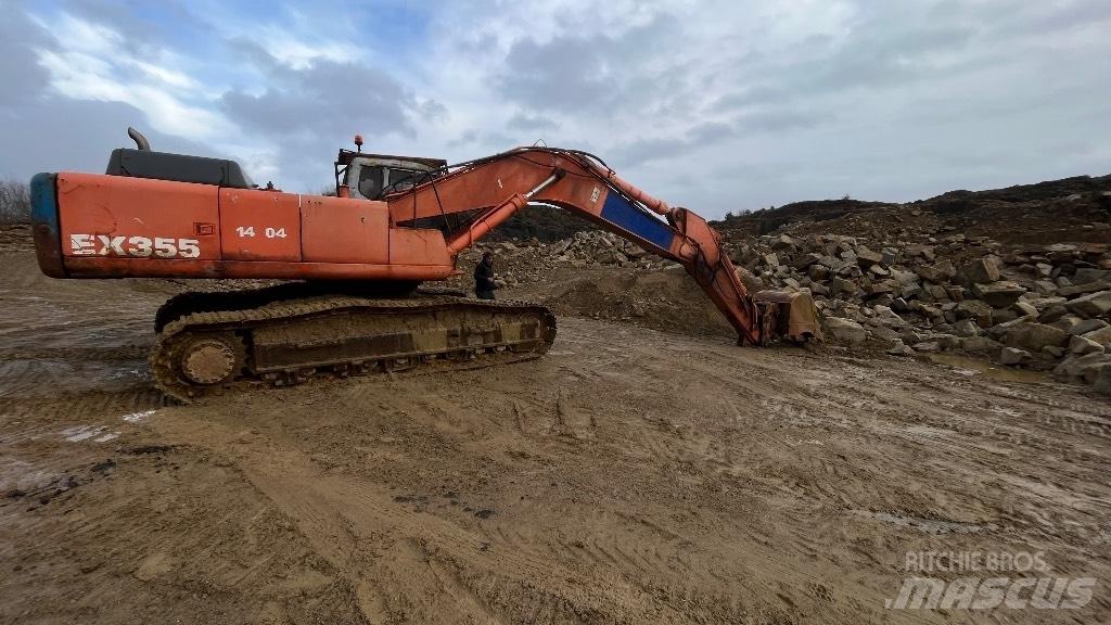 Hitachi EX 355 حفارات زحافة