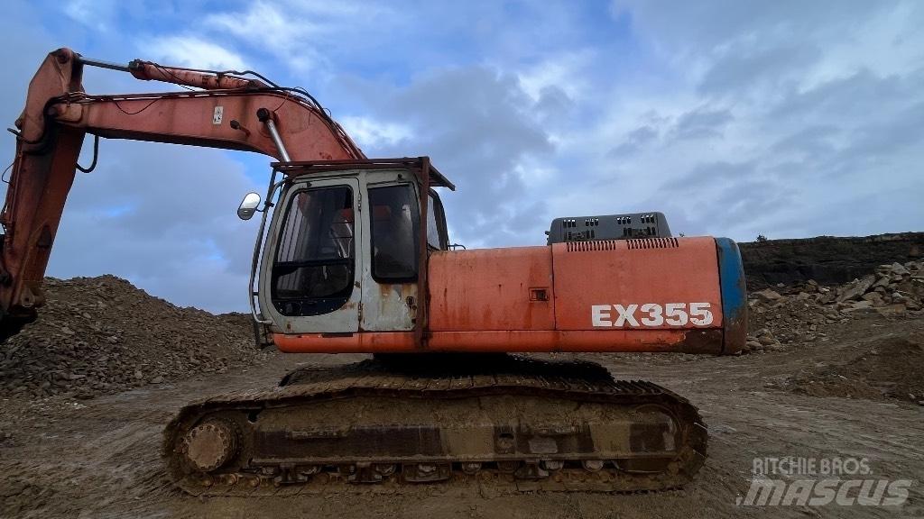 Hitachi EX 355 حفارات زحافة