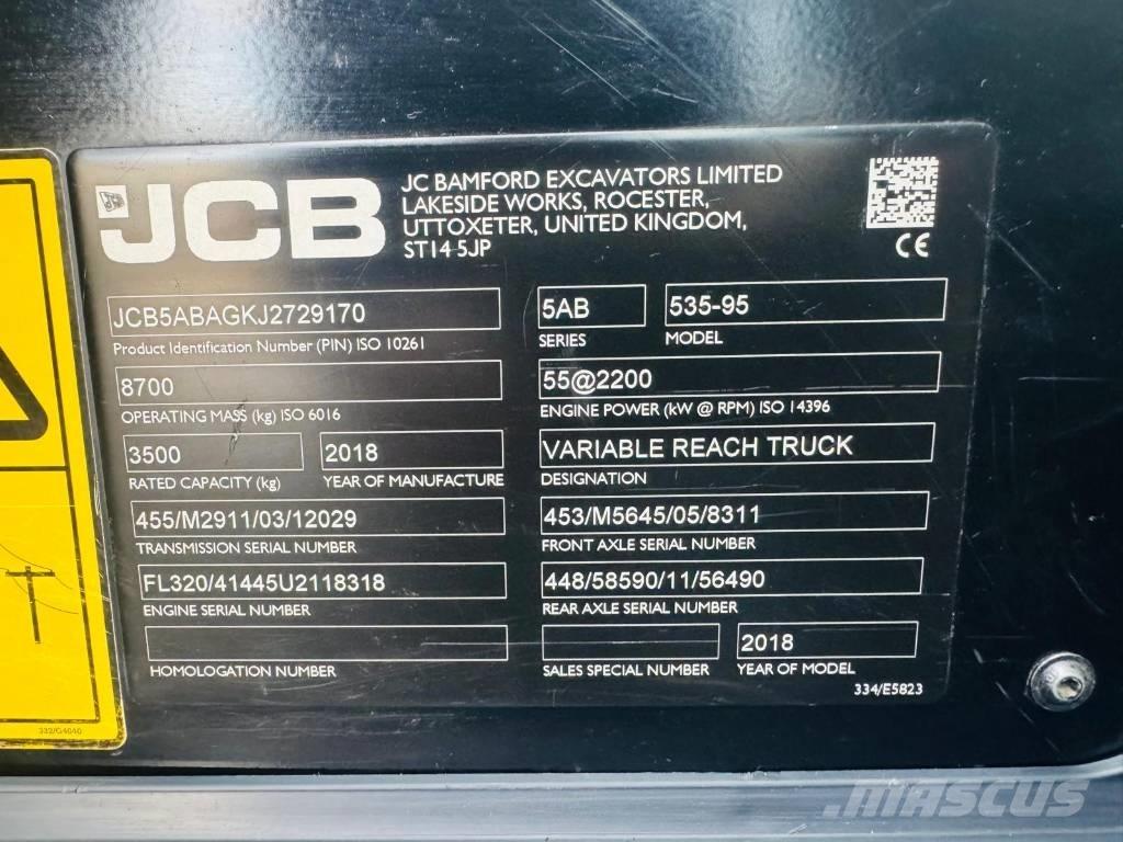 JCB 535-95 مناولات متداخلة