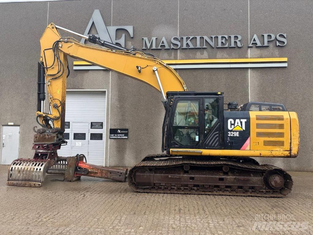 CAT 329E حفارات زحافة