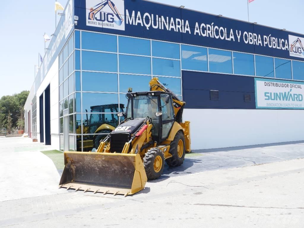 CAT 432 E لوادر ذات جرافات عكسية