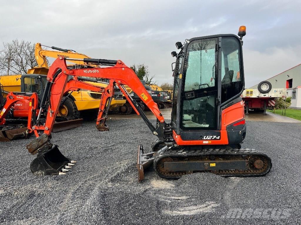 Kubota U 27-4 حفارات صغيرة أقل من 7 طن (حفارات صغيرة)