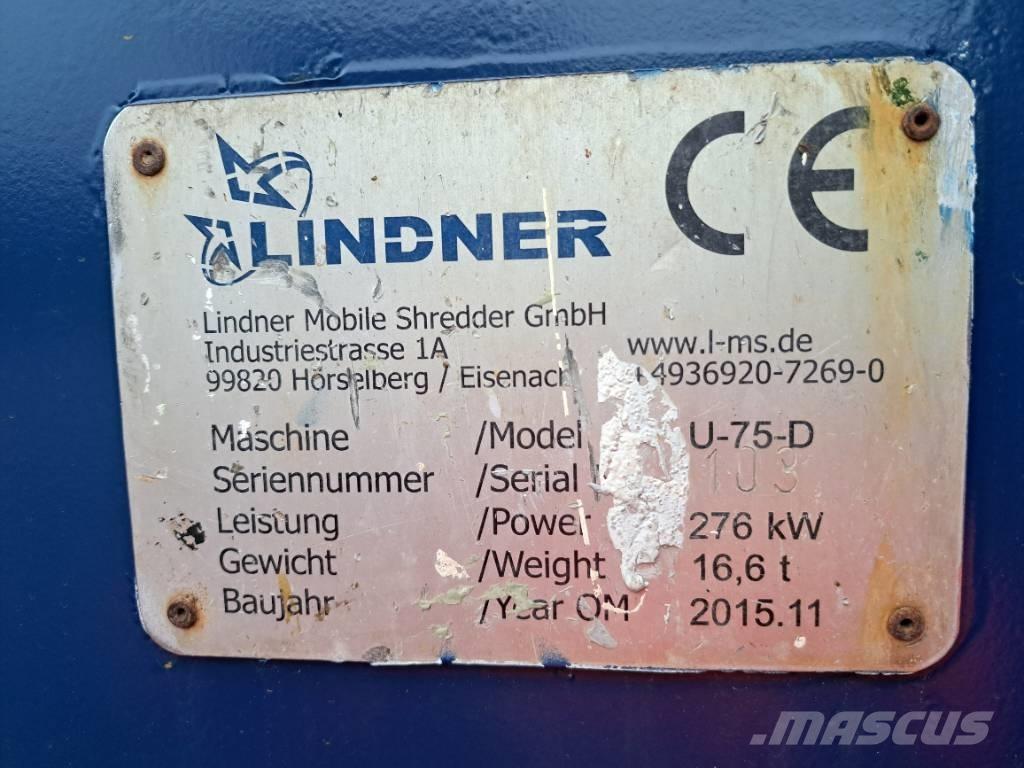 Lindner Urraco 75 D آلات تمزيق المخلفات