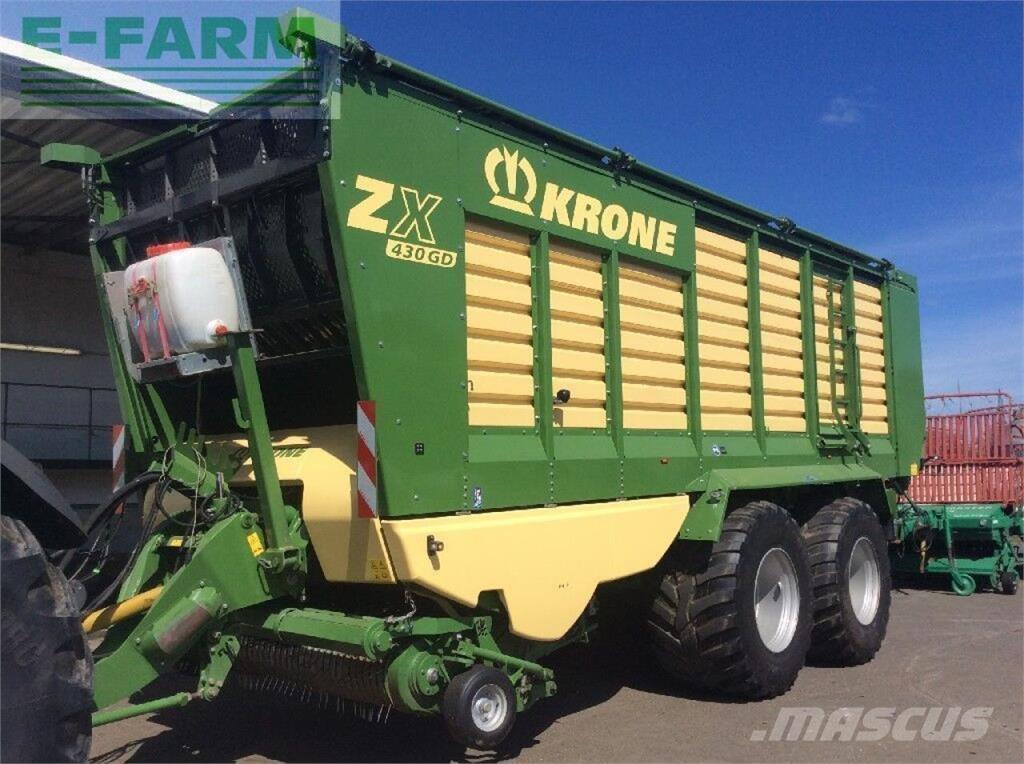 Krone zx 430 gd مقطورة حبوب