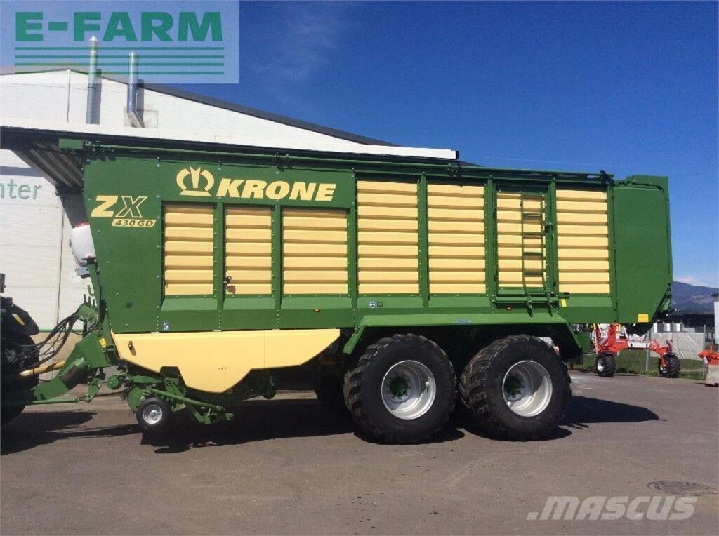 Krone zx 430 gd مقطورة حبوب