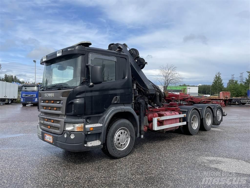 Scania P340 8x4 شاحنات الرافعات