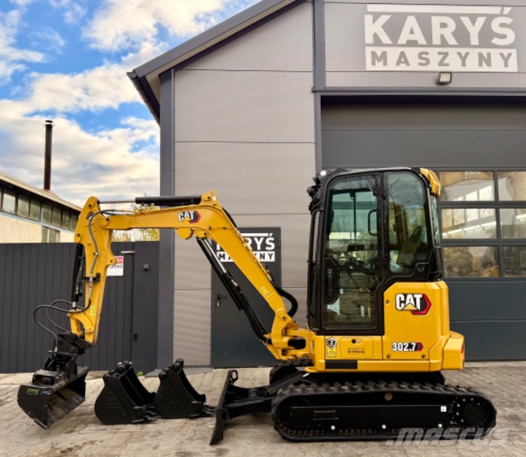 CAT 302.7 CR حفارات صغيرة أقل من 7 طن (حفارات صغيرة)