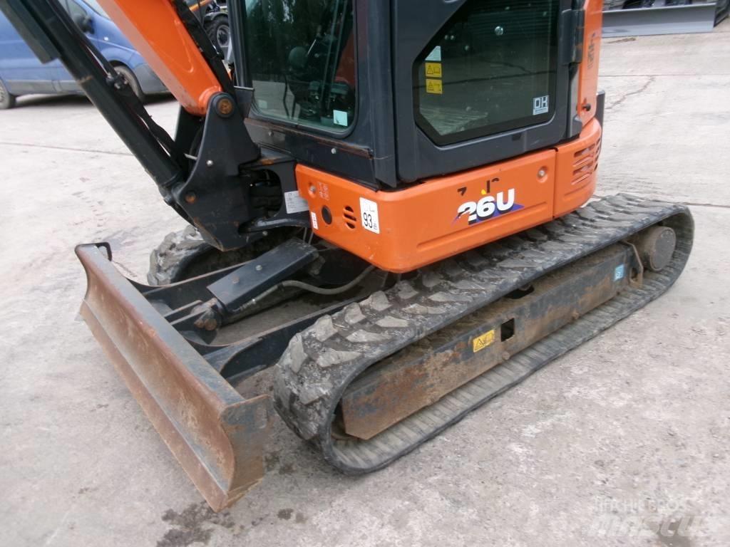 Hitachi 26U حفارات صغيرة أقل من 7 طن (حفارات صغيرة)