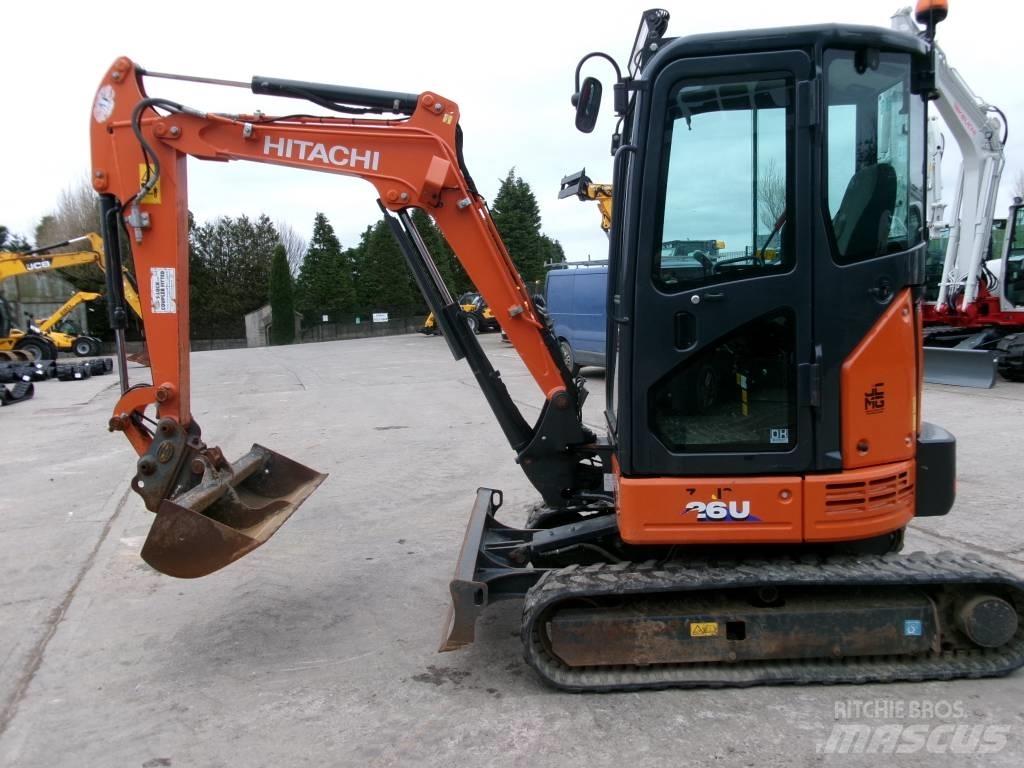 Hitachi 26U حفارات صغيرة أقل من 7 طن (حفارات صغيرة)