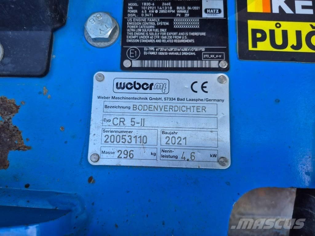 Weber CR5-II ضاغطات التربة