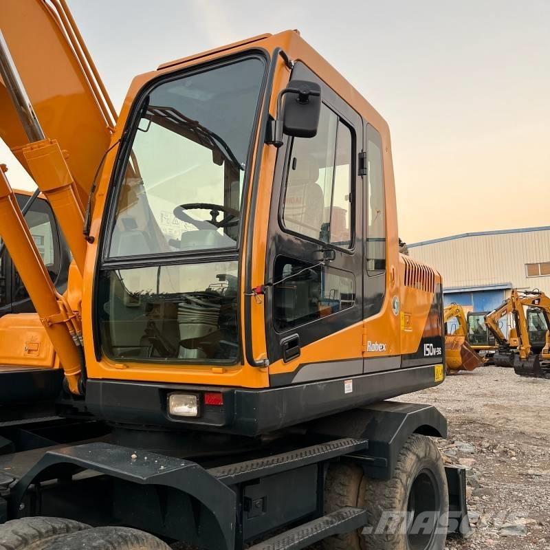 Hyundai R150w حفارات بعجل