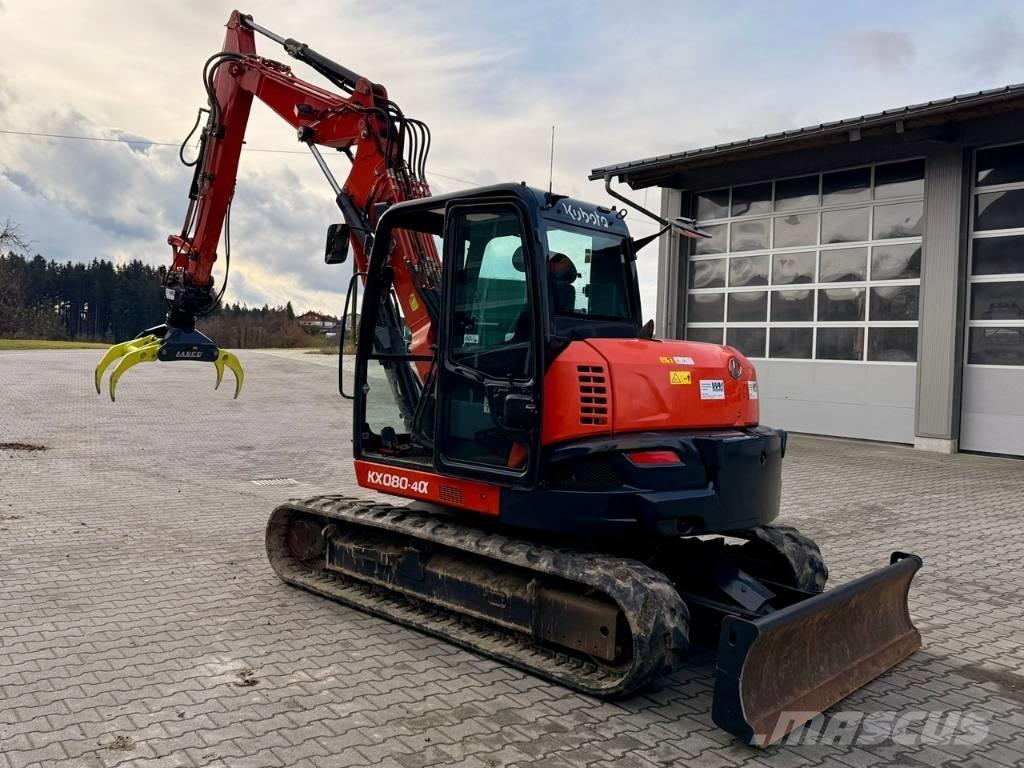 Kubota KX 080-4 حفارات وسط 7 طن - 12 طن