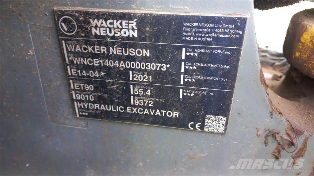 Wacker Neuson ET90 حفارات زحافة