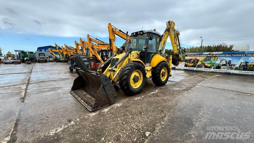 New Holland B 115 لوادر ذات جرافات عكسية