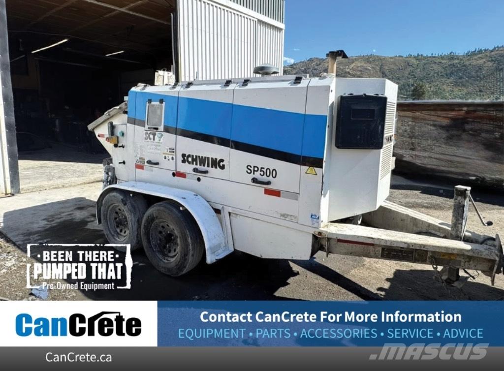 Schwing SP500 (#1049) مضخات خرسانة
